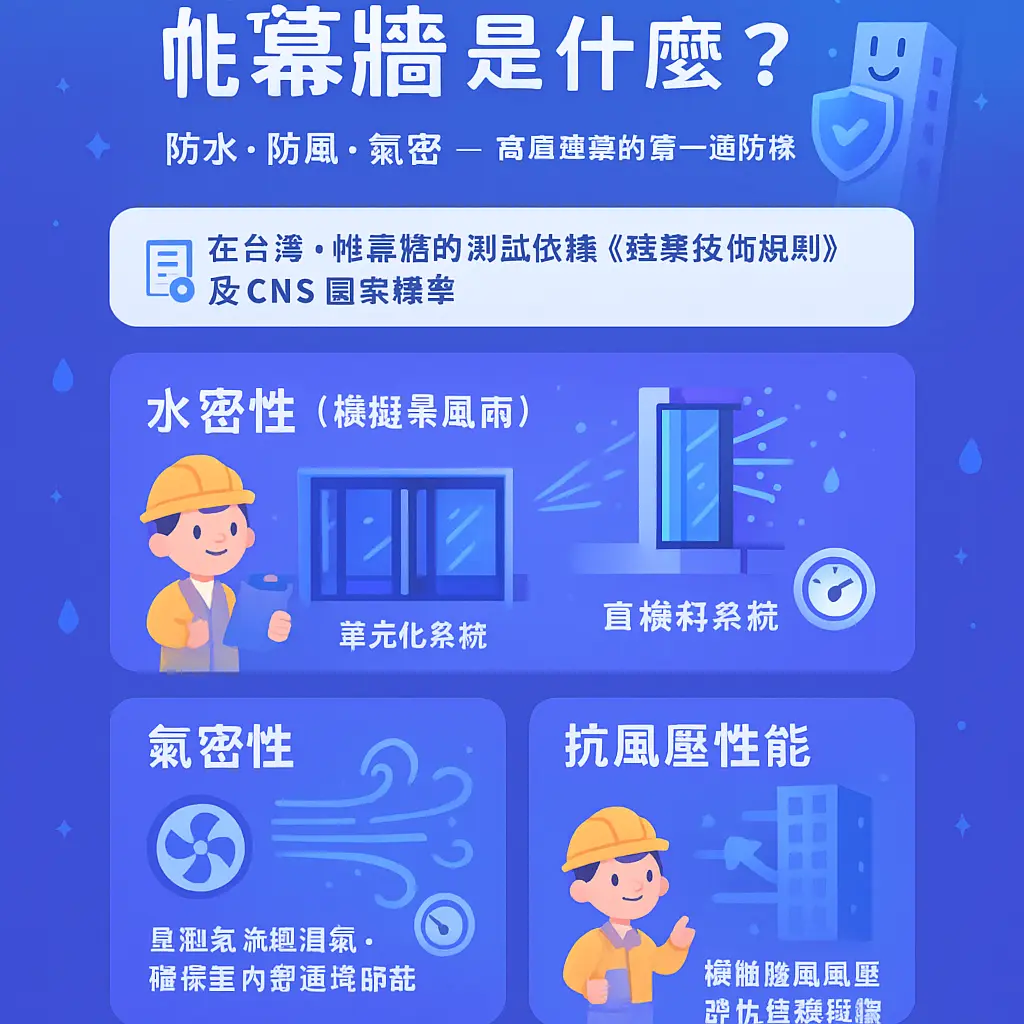 帷幕牆是什麼 - 複合式系統