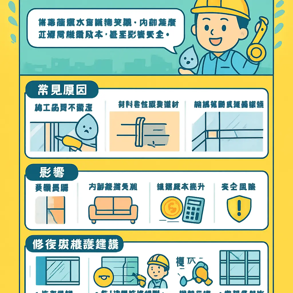 玻璃帷幕牆 - 氣密窗