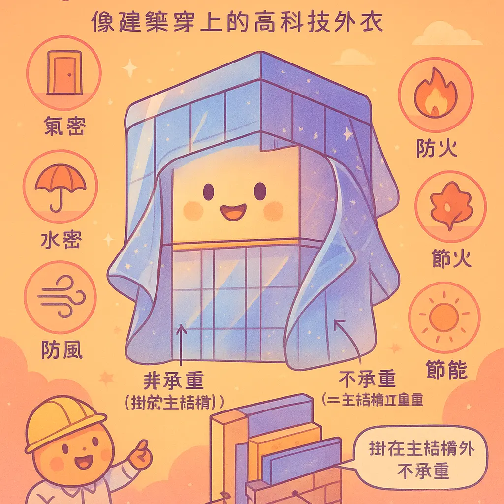 帷幕牆是什麼 - 帷幕牆