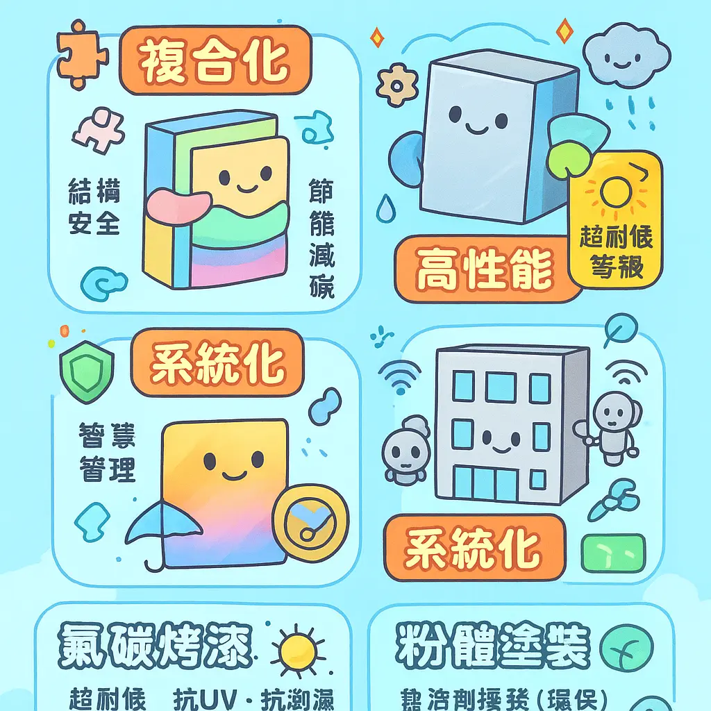 帷幕牆材質 - 帷幕牆