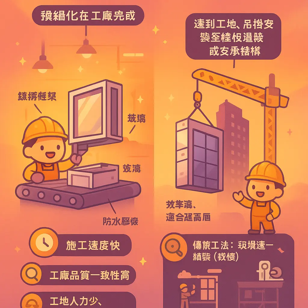 帷幕牆種類 - 建築技術規則