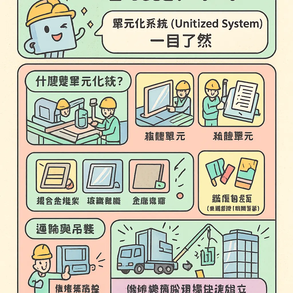 帷幕牆材質 - 鋁合金